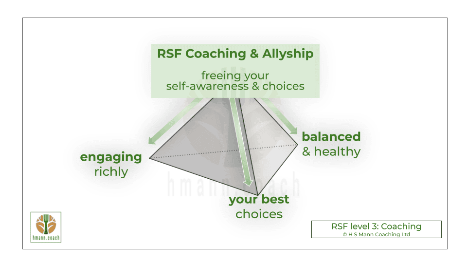 Coaching and Allyship frees your thinking and best ideas